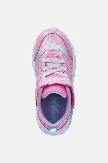 Кроссовки детские с подсветкой INFINITE HEART LIGHTS Skechers, розовый — фото 4