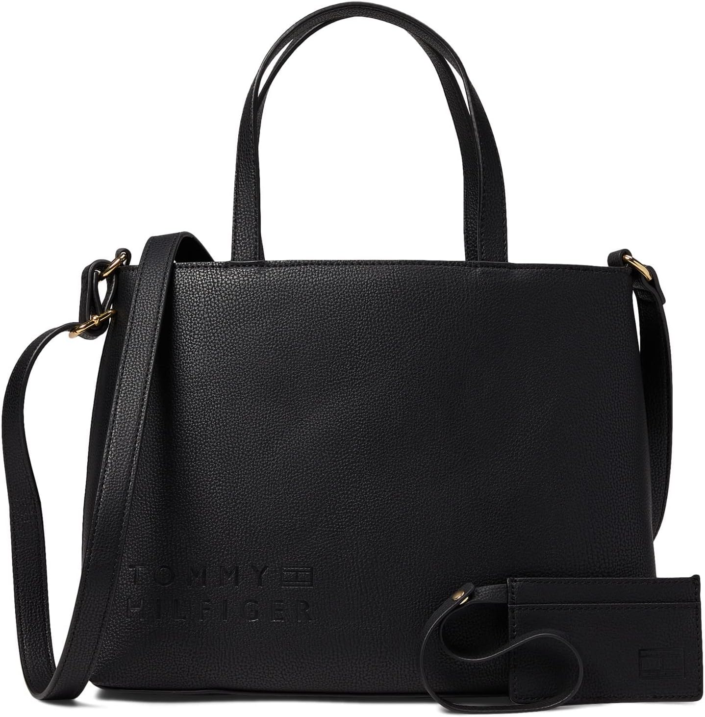 

Сумка-трансформер Tommy Hilfiger Bryony II с подвесом Pebble PVC, Black