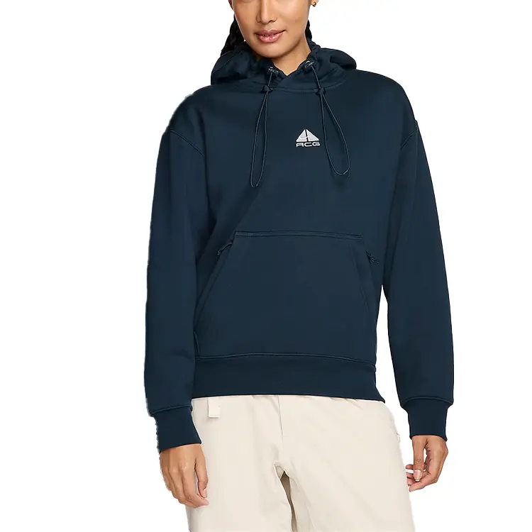 Nike Толстовка ACG THERMA-FIT Unisex Military Weapon Dark Sea Blue/Black/Mountain White — фото 3