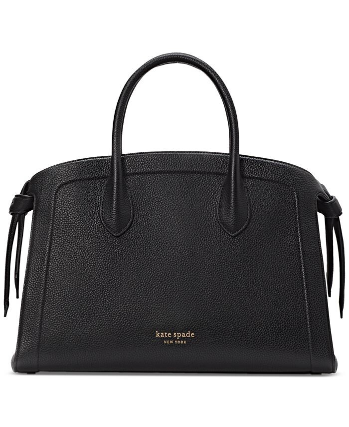 

Сумка-портфель Knott из шагреневой кожи на молнии kate spade new york, черный