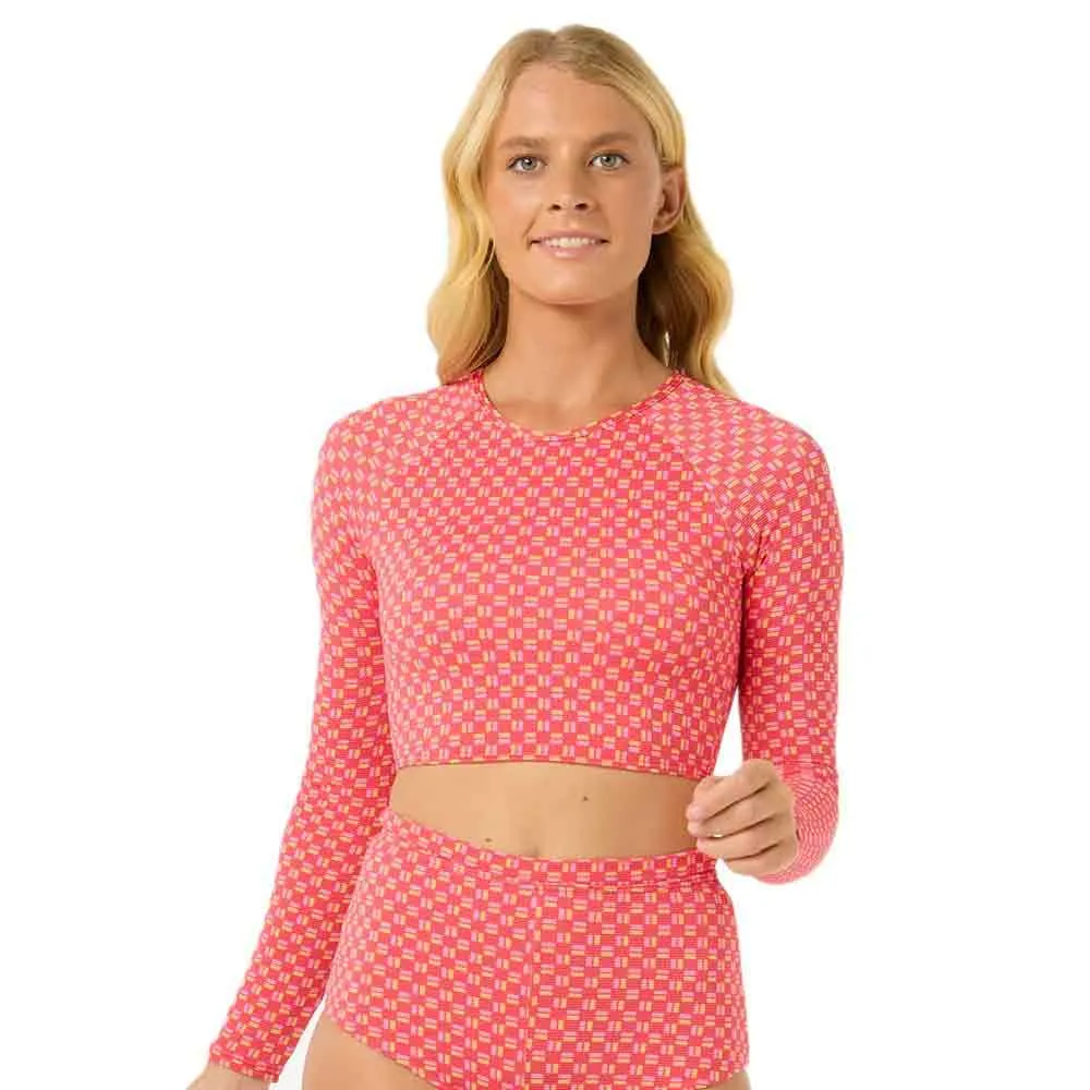 

Топ бикини Rip Curl Shell Cove Crop, розовый