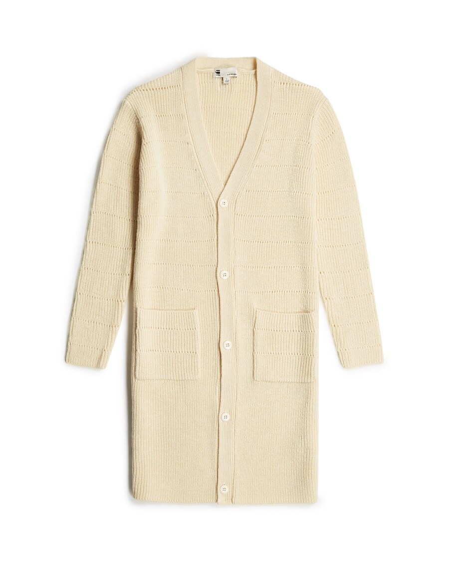 

Вязаный кардиган G-STAR Oristel, светло-бежевый