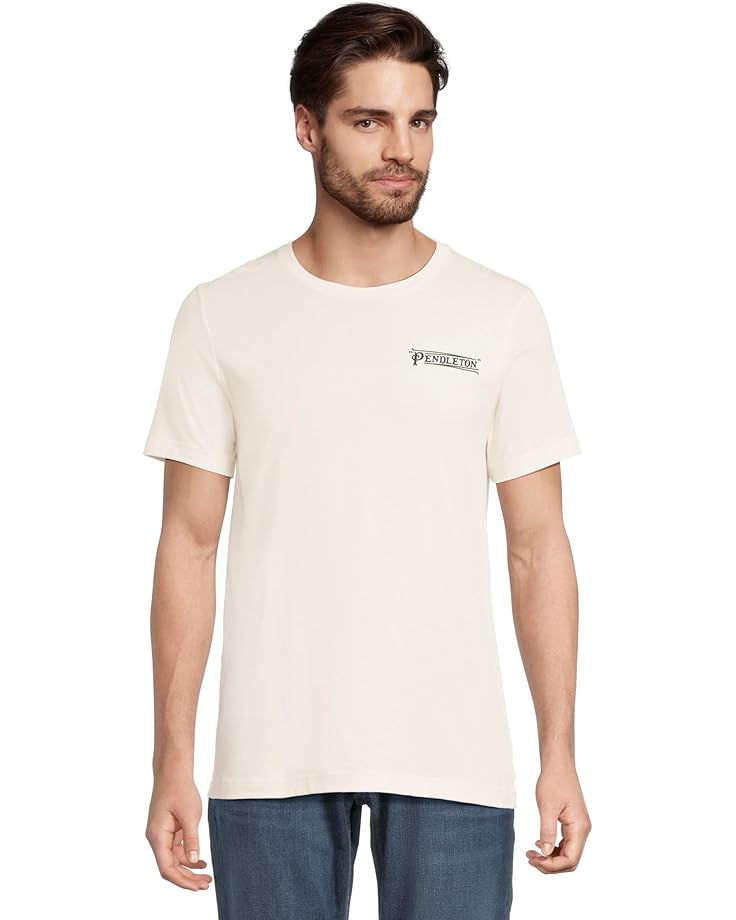 

Футболка Pendleton Sunset Pass Graphic Tee, цвет Vintage White/Blue