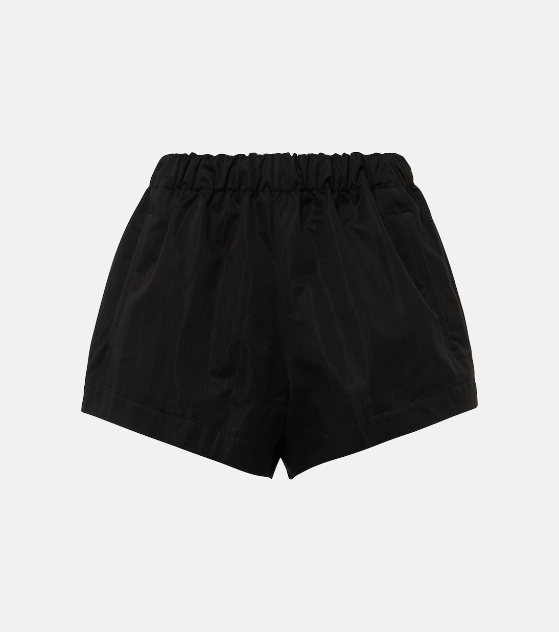 

Шорты для тренировок из хлопковой смесовой ткани Wardrobe.NYC, черный