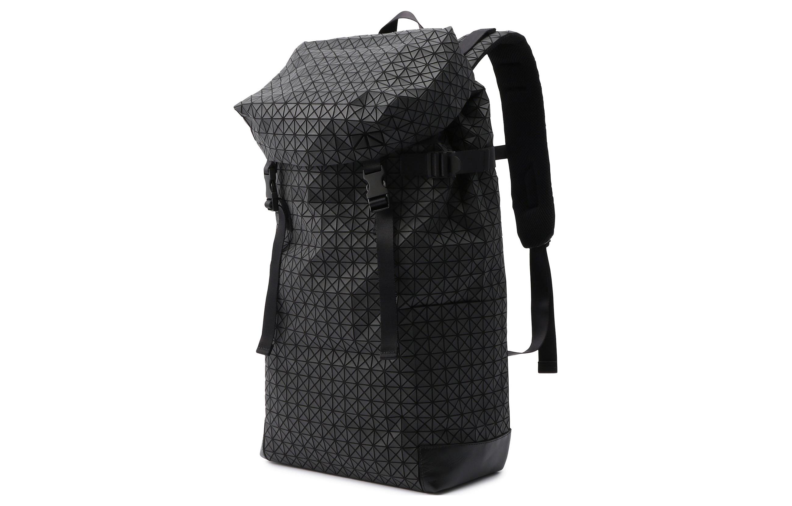 

ISSEY MIYAKE Полиуретановый рюкзак HIKER, унисекс, матово-черный