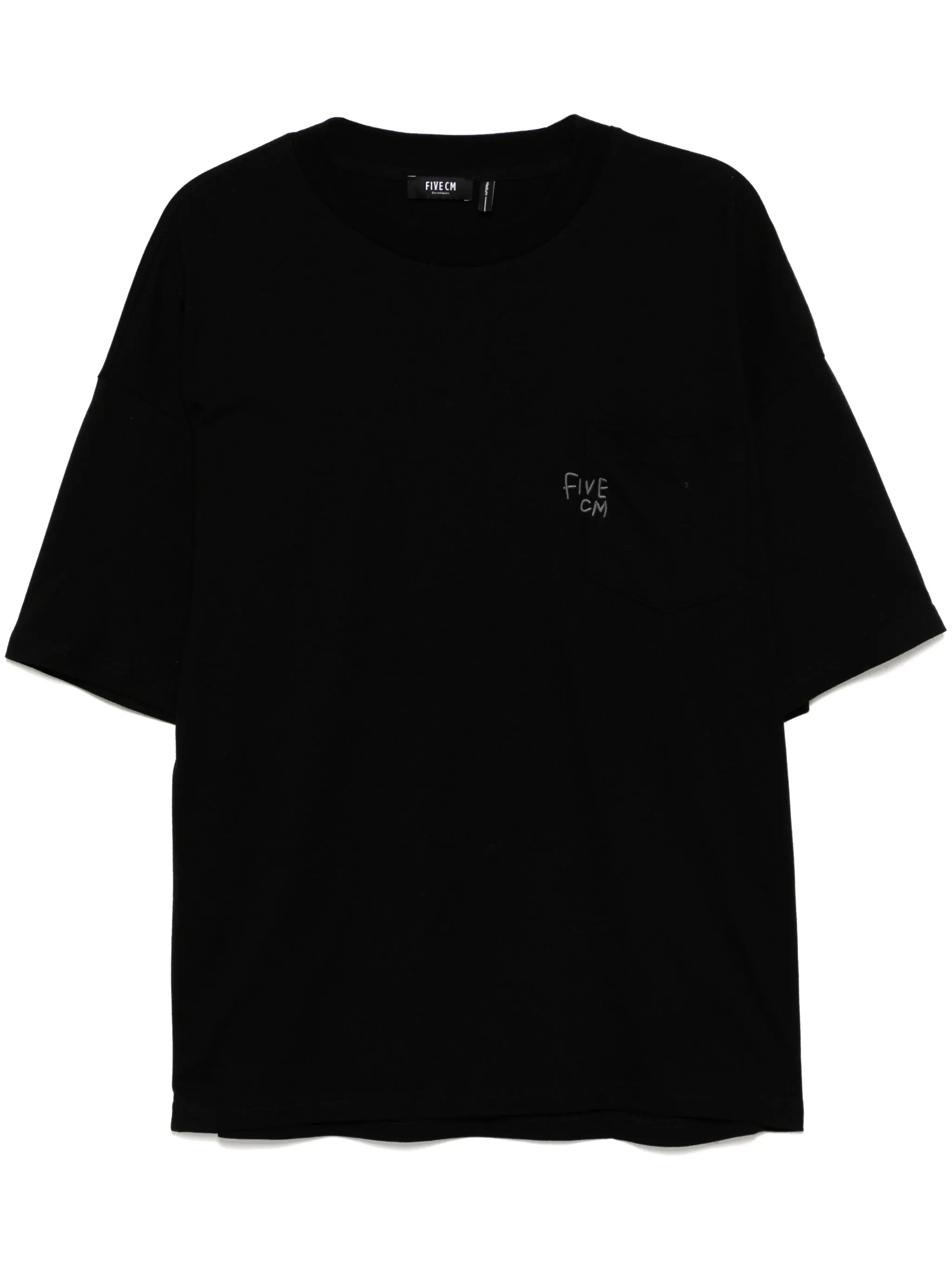 

Футболка с вышитым логотипом Five Cm, черный