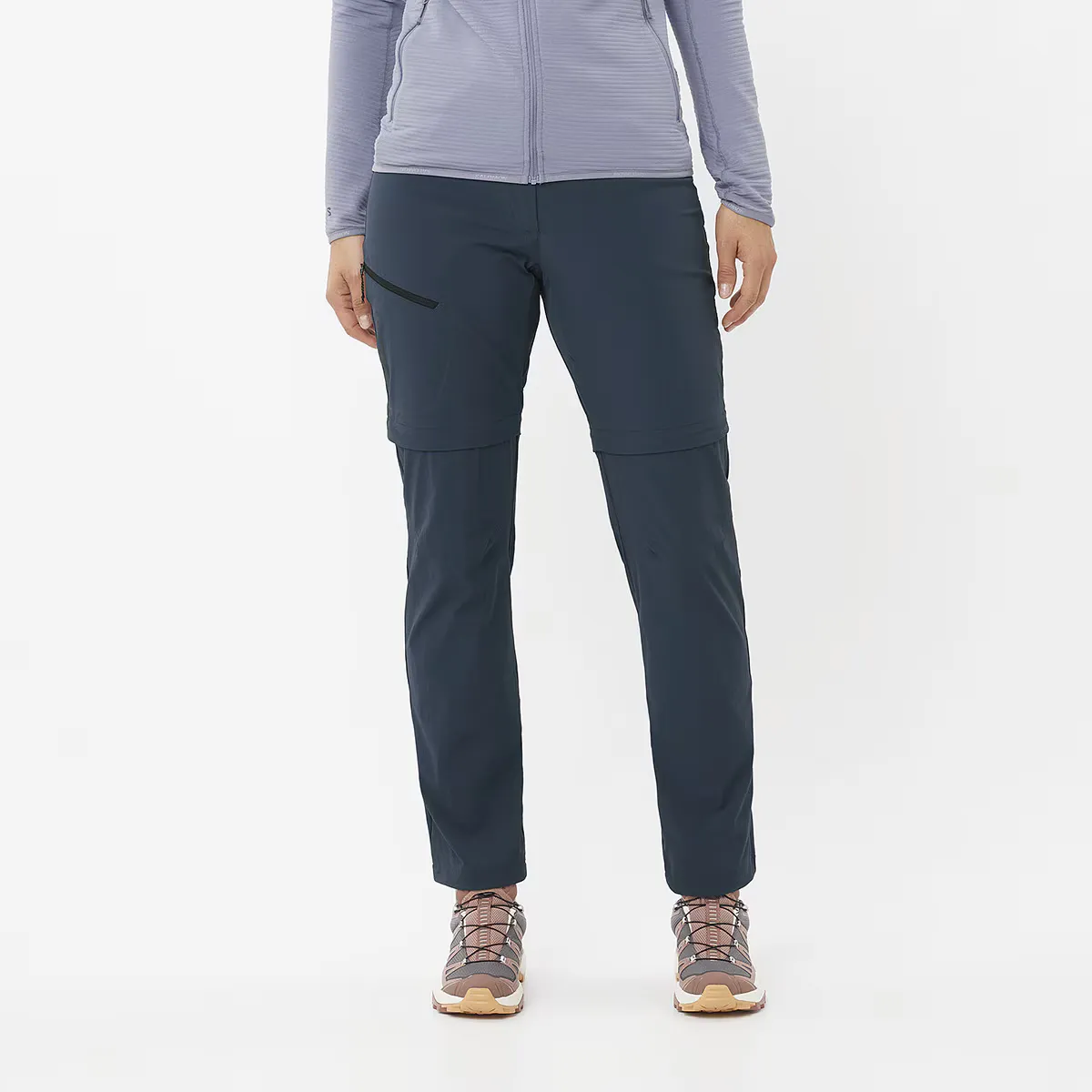 

Женские брюки-карго Salomon Wayfarer Zip Off, серый