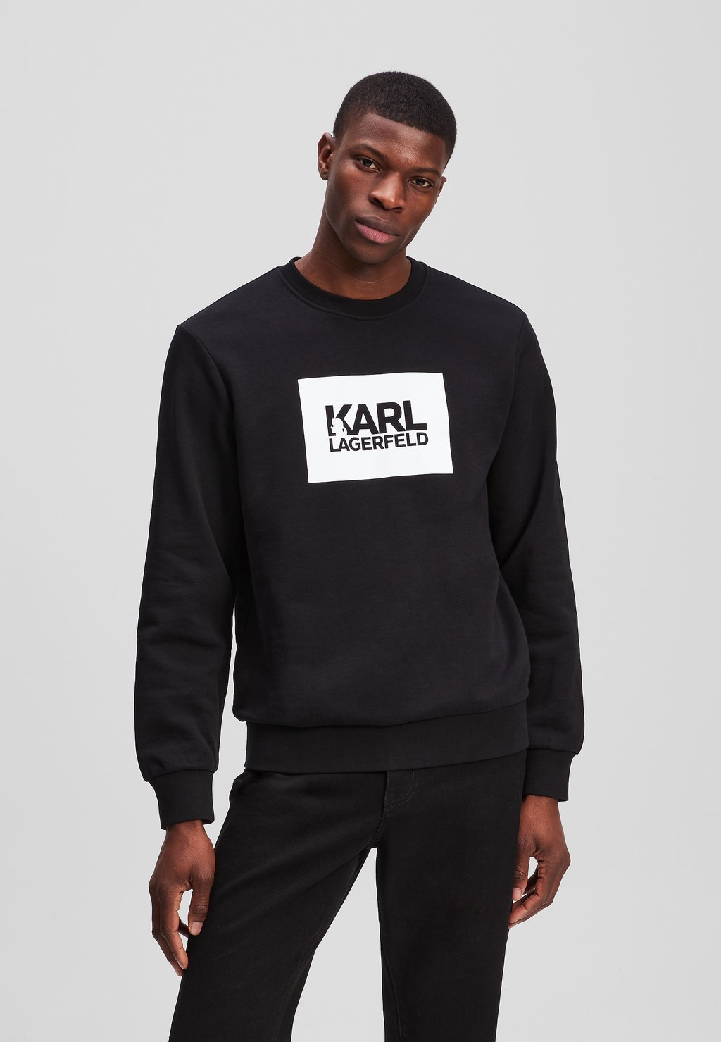 

Толстовка BIG STACK LOGO KARL LAGERFELD, черный