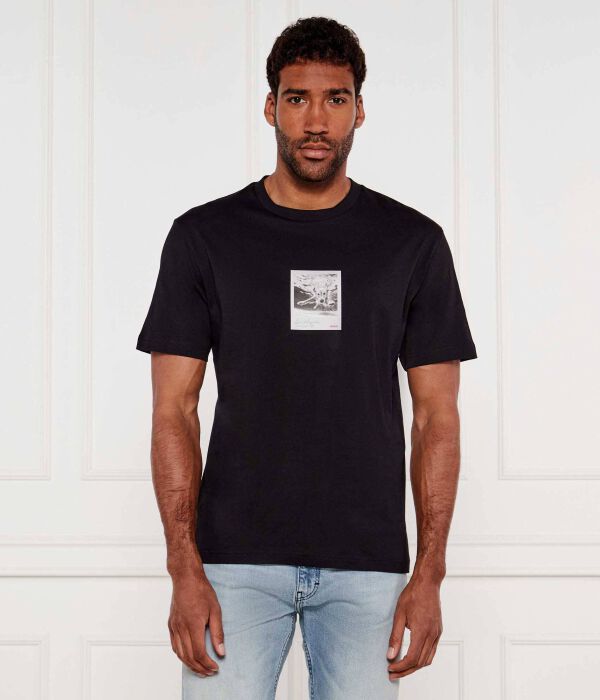 

Футболка Дарти Relaxed fit Hugo, черный
