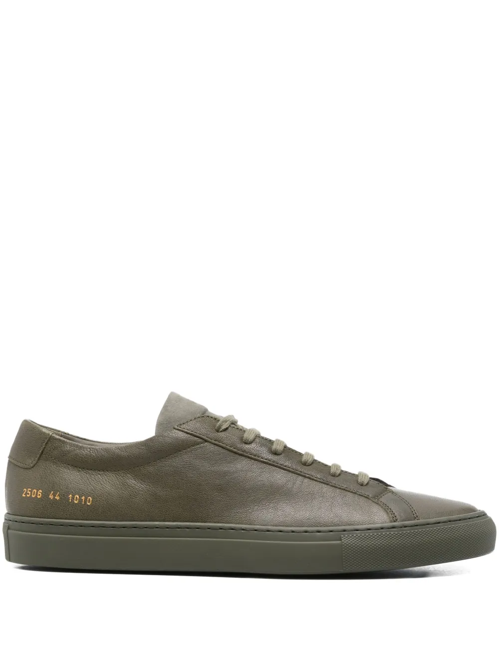 

Кожаные кроссовки на шнуровке Common Projects, зеленый
