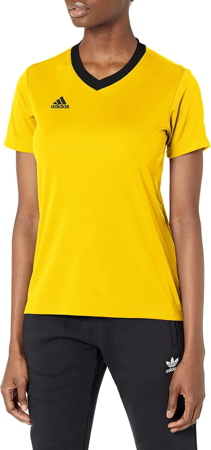 Футболка adidas Entrada 22, Team Yellow/Black
