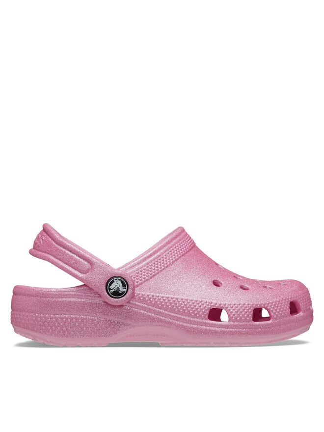 Шлепанцы Crocs Classic Glitter Clog K 206993 Rosa, розовый