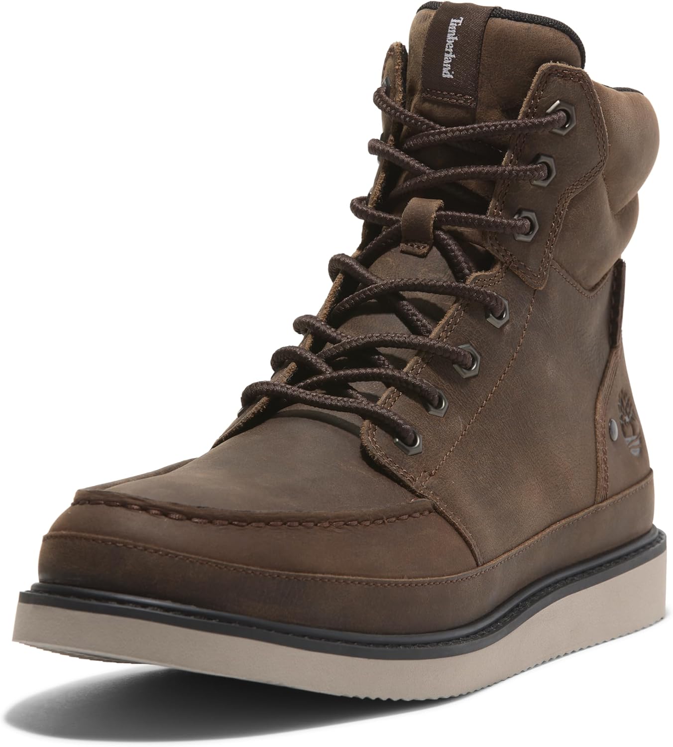 

Timberland мужские ботинки Newmarket Mid на шнуровке, Dark Brown Full Grain
