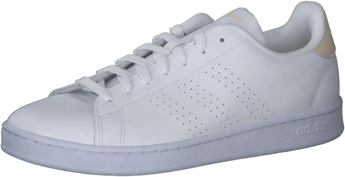 Мужские кожаные кроссовки Adidas Advantage Premium, Ftwr White Ftwr White Sand Strata