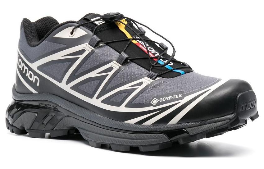 SALOMON Кроссовки XT-6 мужские низкие для активного отдыха черные, цвет Black — фото 4