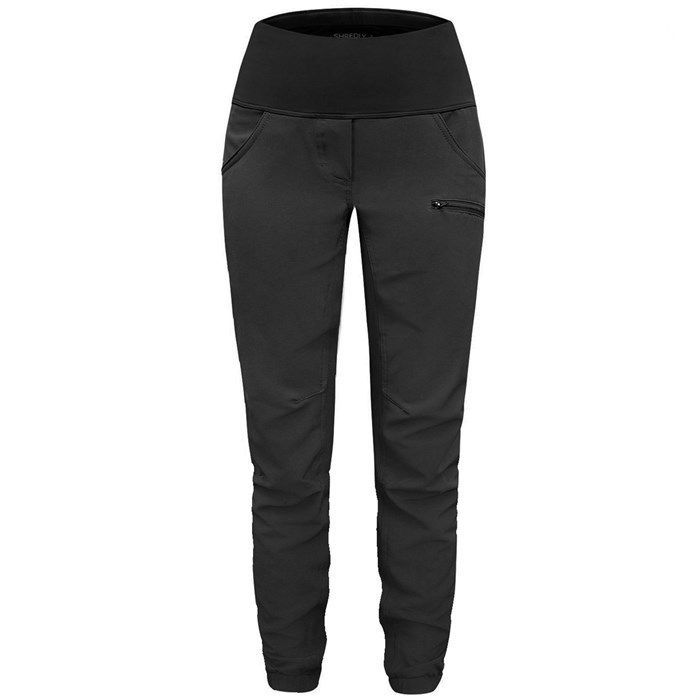 

Брюки с высокой посадкой и неограниченным эластичным поясом - женские Shredly, Noir