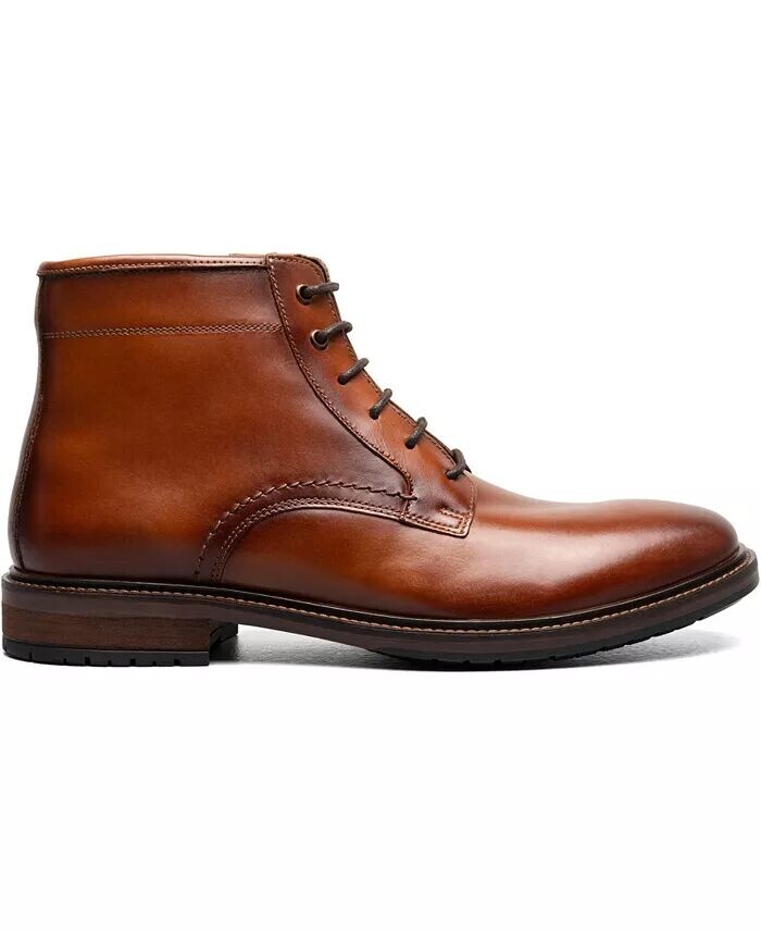 Мужские ботинки Forge на шнуровке с простым носком Florsheim, коричневый — фото 2