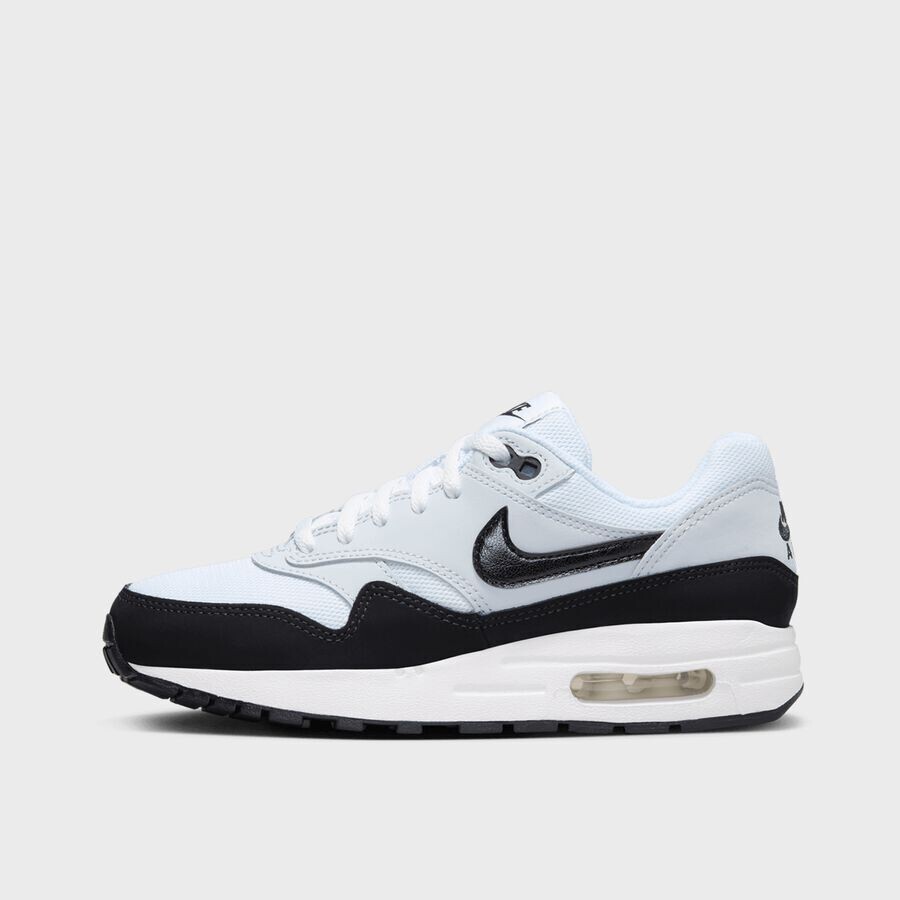 

Кроссовки Air Max 1 (GS) NIKE, цвет white/black/pure platinum