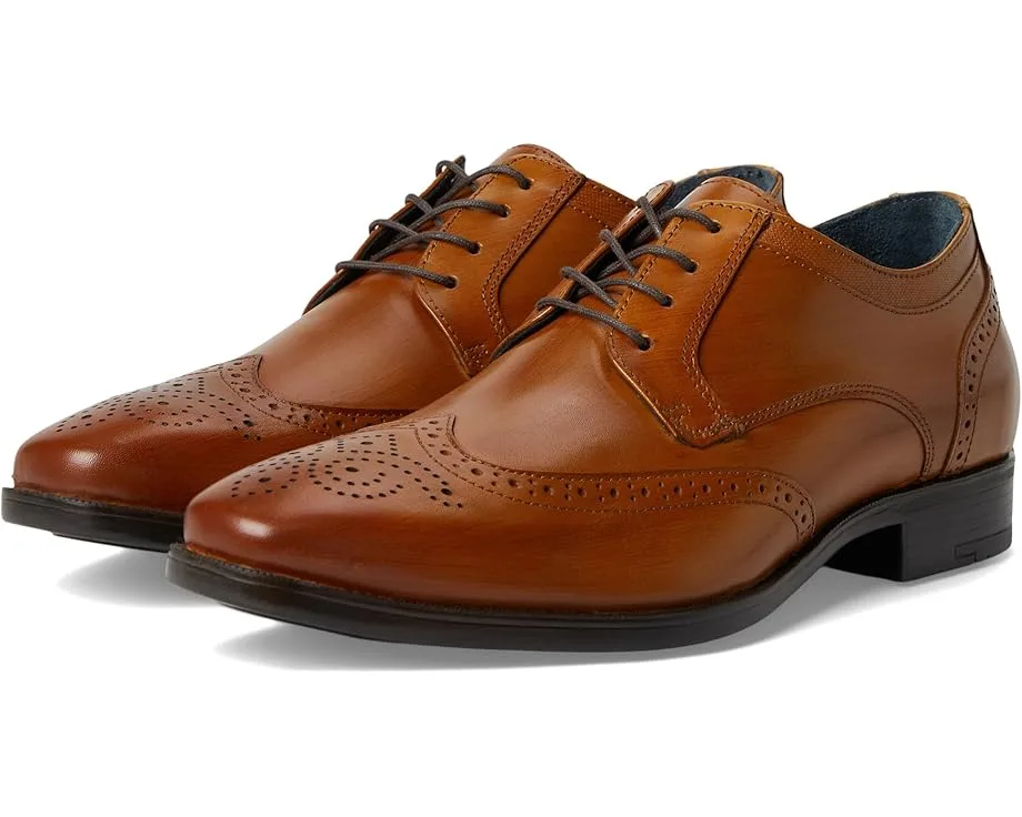 Оксфорды Johnston & Murphy Gibbons Wingtip, Tan Hand/Stained Full Grain