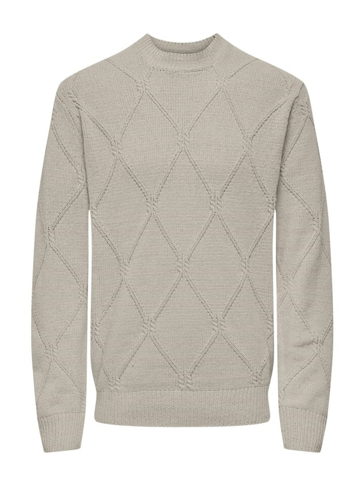 

Пуловер Only&Sons Pullover 'Farid', бежевый