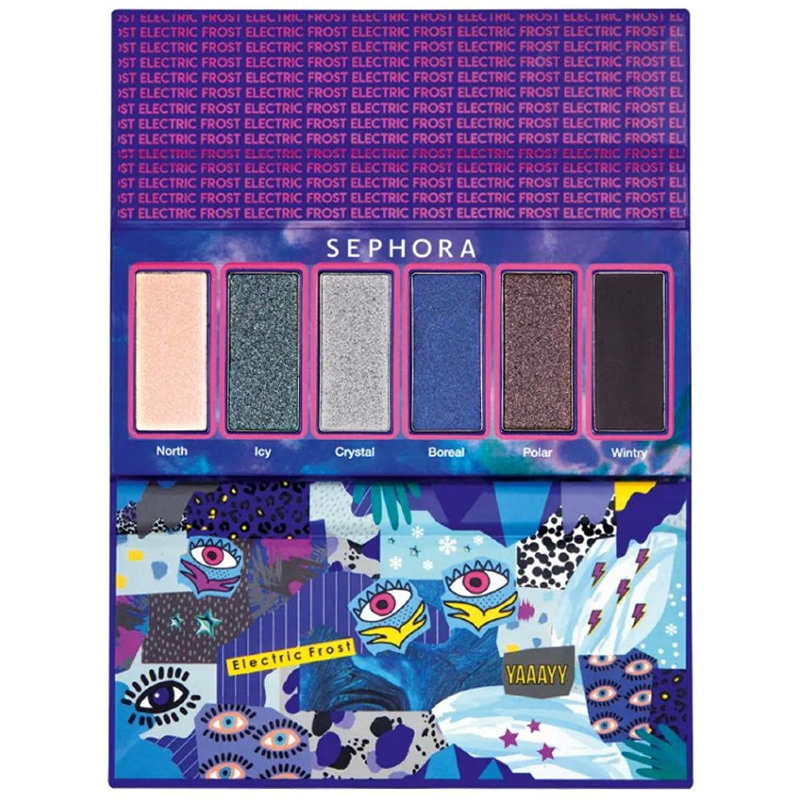

Палитра теней для век Sephora Electric Frost из 6 оттенков