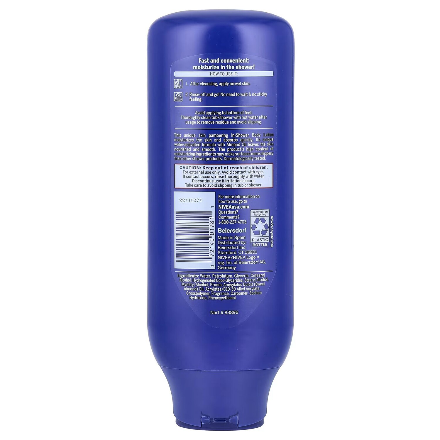 Лосьон для тела для душа, 13,5 жидких унций (400 мл) Nivea — фото 2
