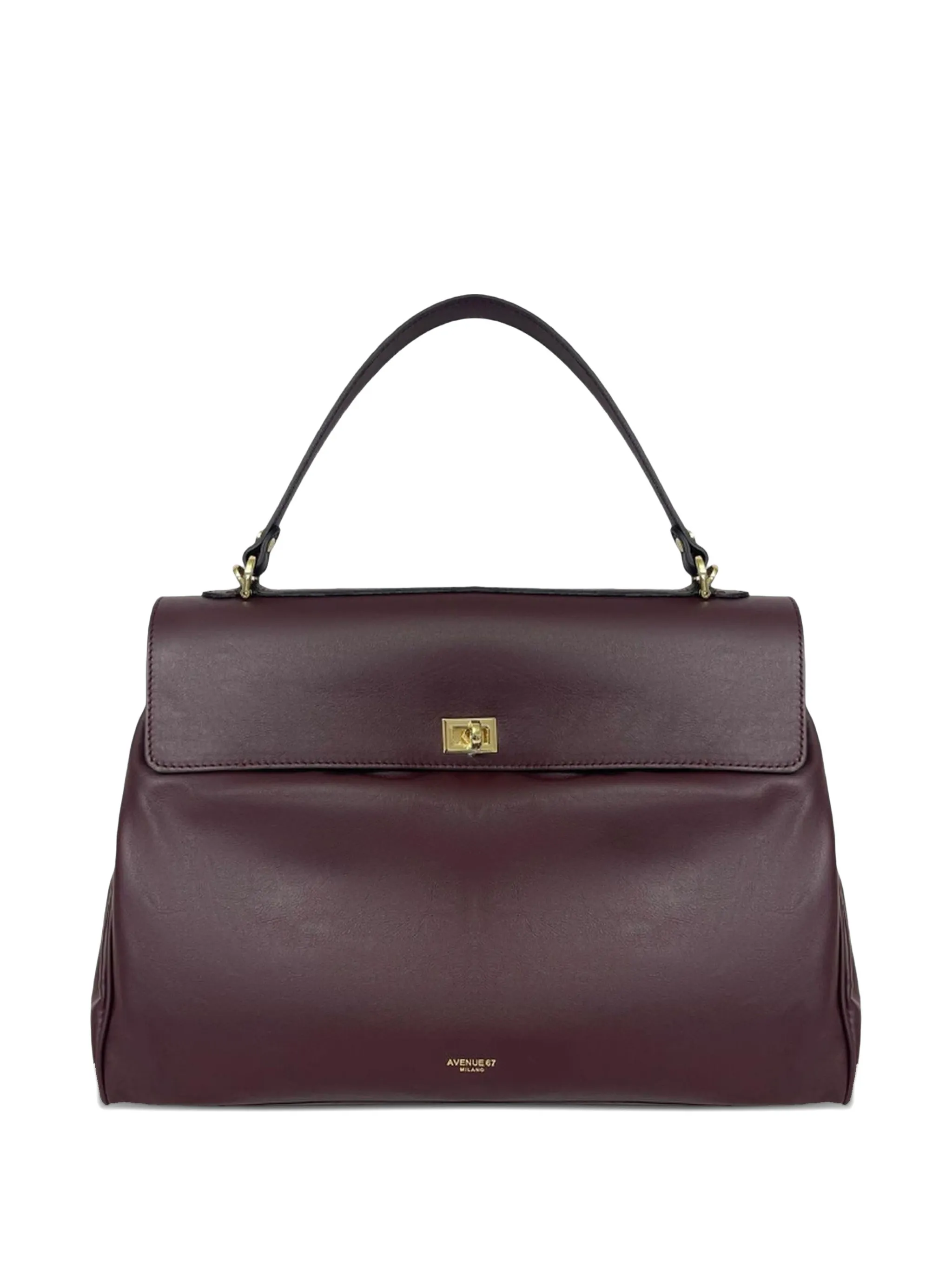 

Кожаная сумка-тоут с поворотным замком Avenue 67, фиолетовый