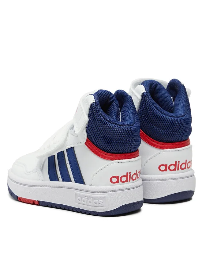 Adidas Кроссовки Hoops Mid GZ9650 белые — фото 3