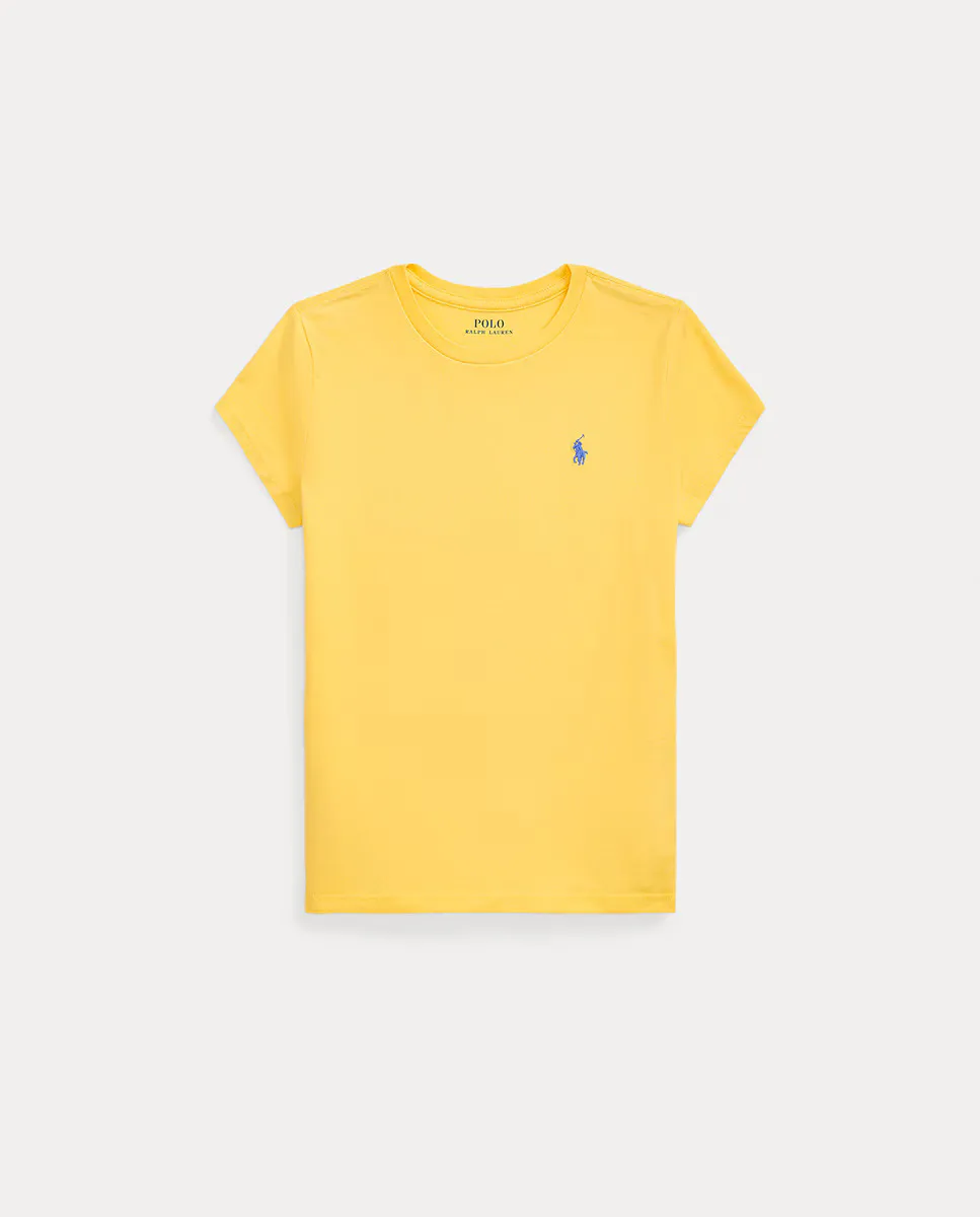 

Футболка для девочки из джерси с изображением лошади Polo Ralph Lauren, желтый