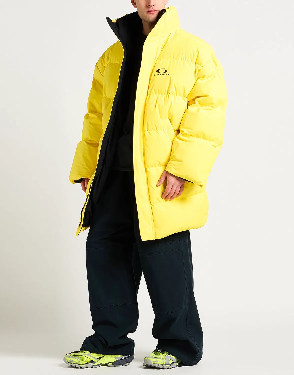Пуховик желтый BALENCIAGA — фото 2