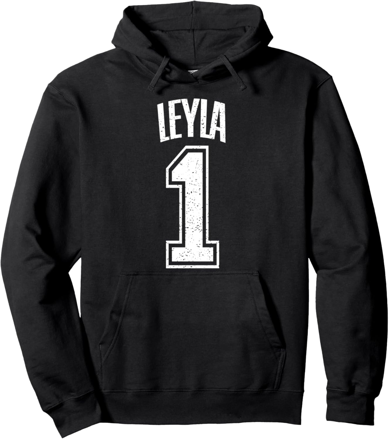 

Толстовка с надписью «Leyla Supporter Number 1 Big Fan» Leyla Support Goods And Fan Gifts For Men And Women, черный