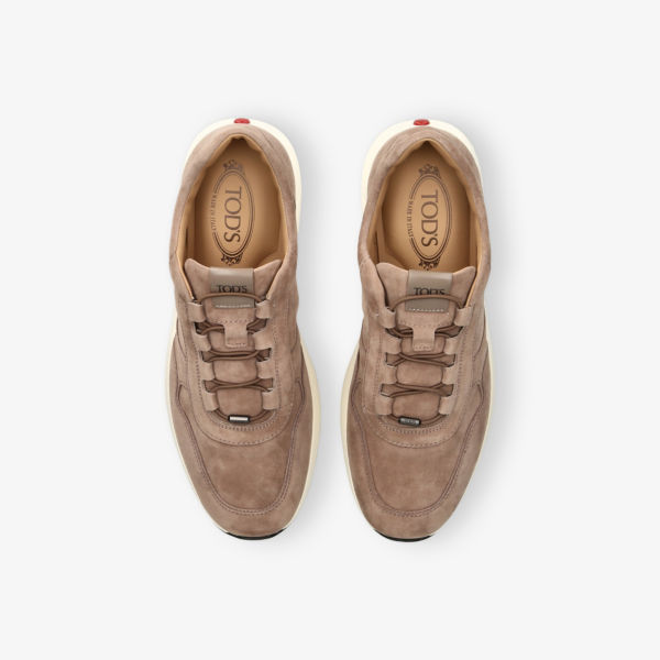 Спортивные кроссовки Tods из замши с низким верхом, коричневый — фото 2