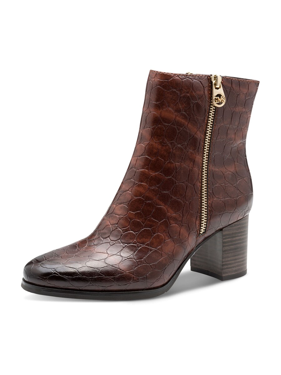 Ботильоны MARCO TOZZI, Brown/Dark brown