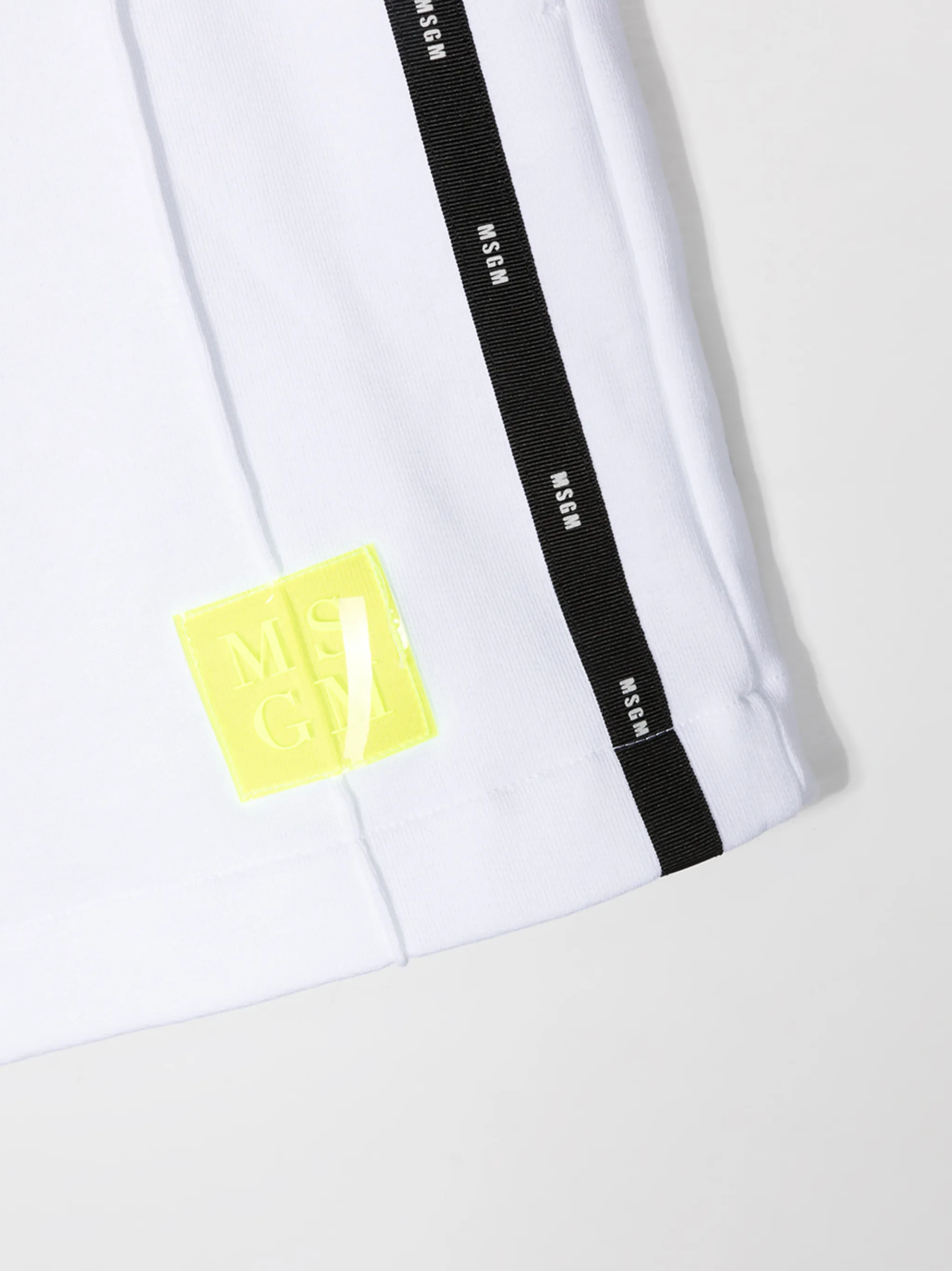 Спортивные шорты с логотипом Msgm Kids, белый — фото 3