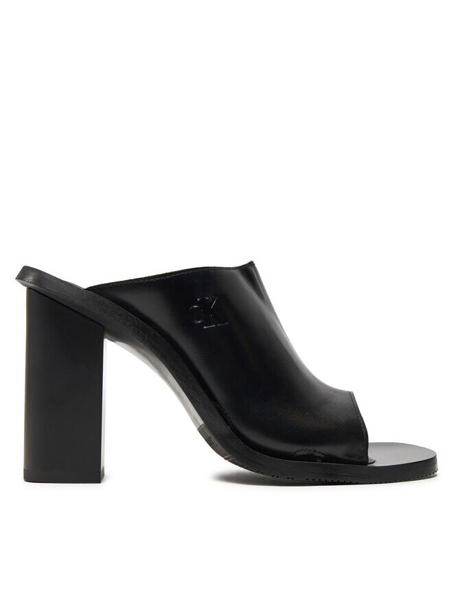 

Шлепанцы Calvin Klein Jeans Heel Sandal Lth Mg Mtl, черный