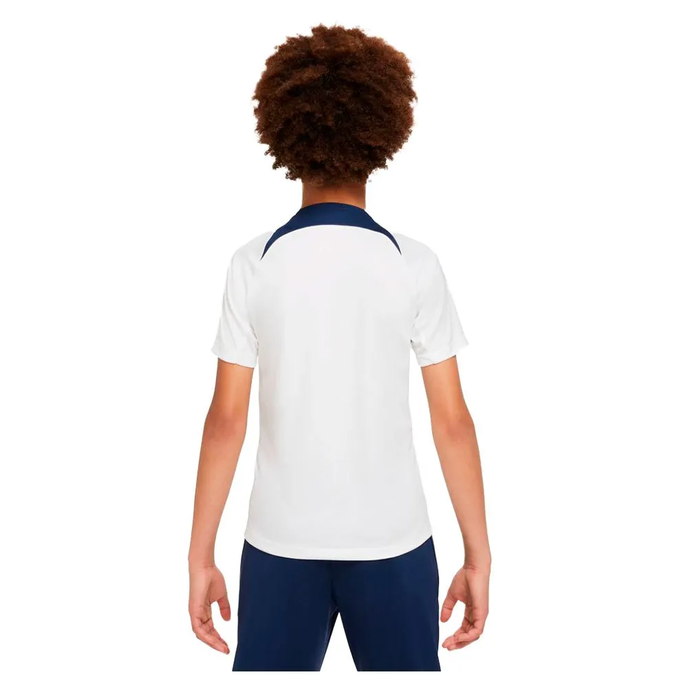 Футболка с коротким рукавом Nike PSG 22/23 Dri Fit Strike junior, белый — фото 2