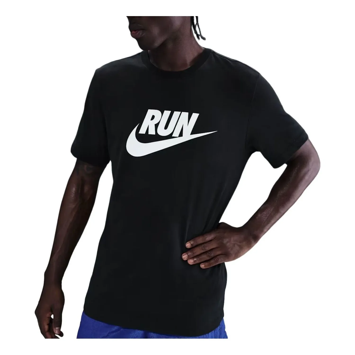 Беговая футболка Nike Dri-FIT, черная