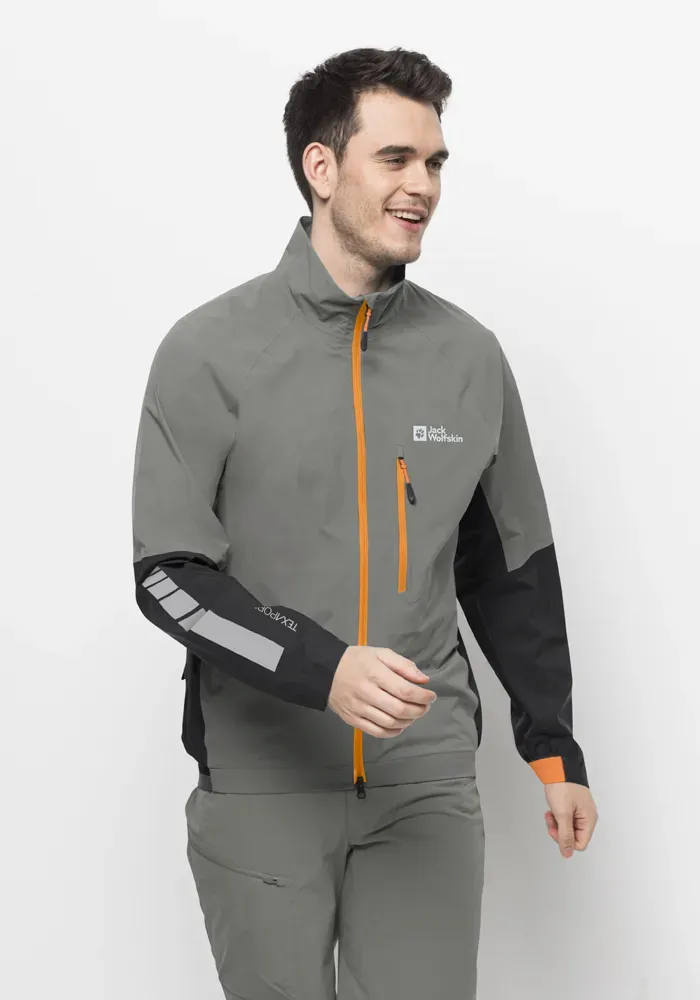 

Велосипедная куртка Jack Wolfskin "MOROBBIA 2.5L JKT M", зеленый