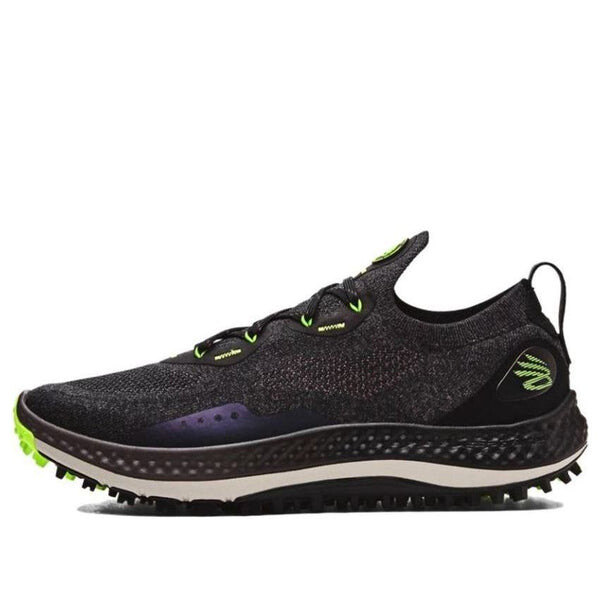 

Кроссовки charged curry 'black ash lime' Under Armour, черный