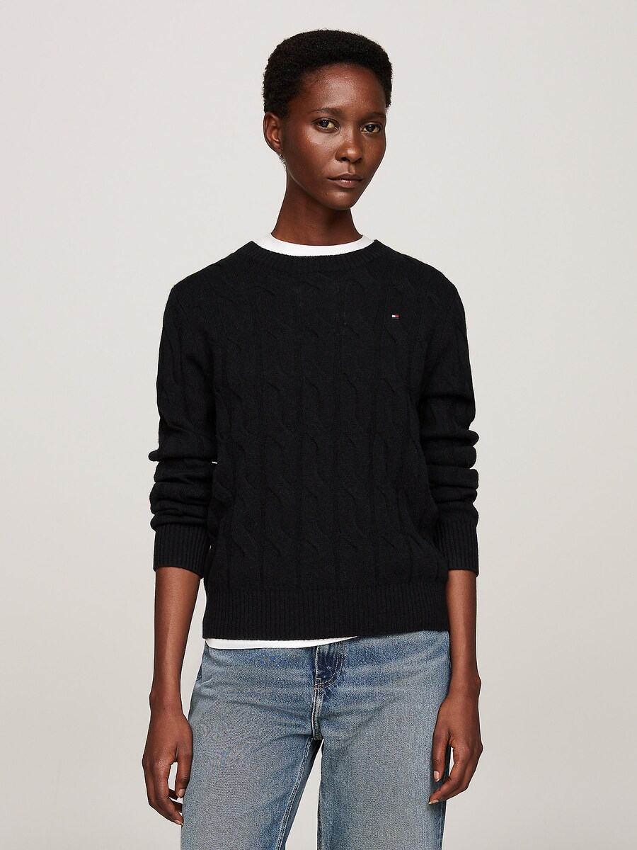 Свитер TOMMY HILFIGER, Black — фото 2