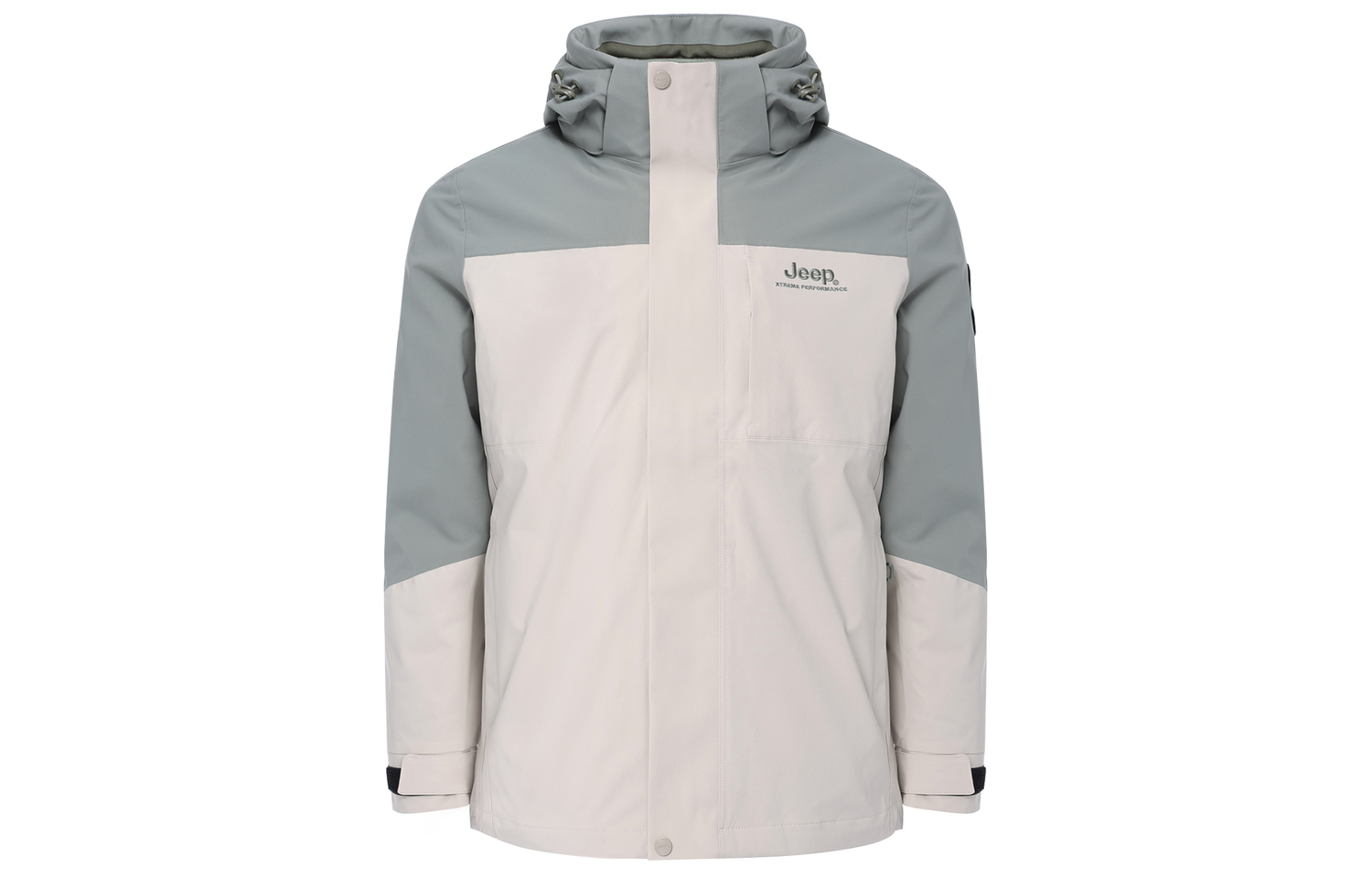 

Футболка FW24 Urban Living/Travel/Commute Водонепроницаемая и ветрозащитная утепленная ветровка Unisex Jeep, черный/хаки