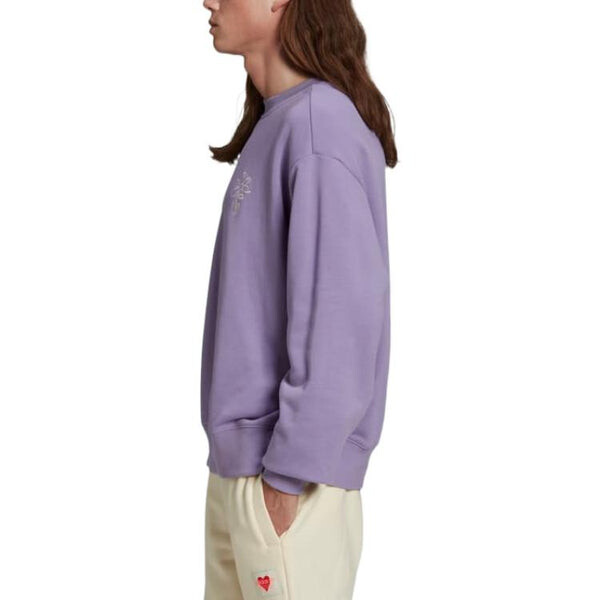 Толстовка adidas originals Sports Round Neck Pullover Casual Purple, мультиколор — фото 3
