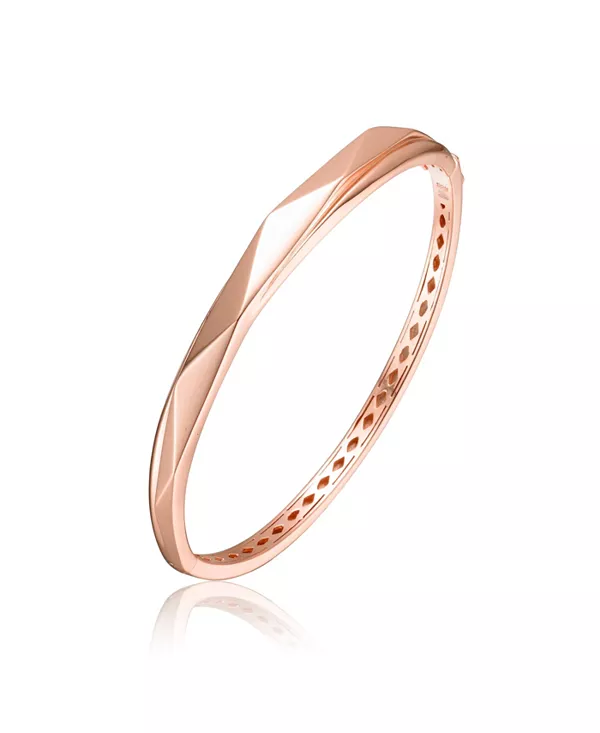 

Стильный браслет из стерлингового серебра с покрытием из розового золота Genevive, rose