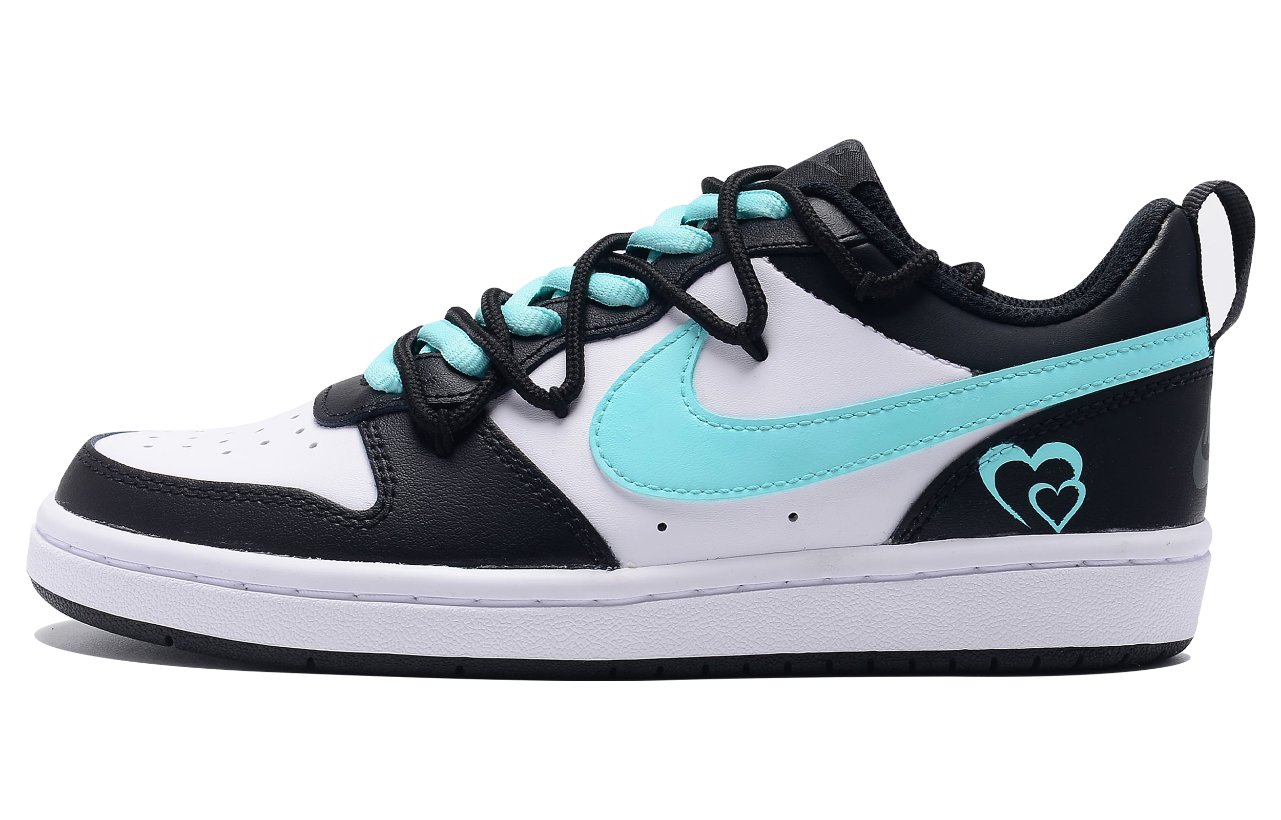 

Кроссовки Nike Court Borough Skateboarding Shoes Women's Low-top Green/white/black, зеленый