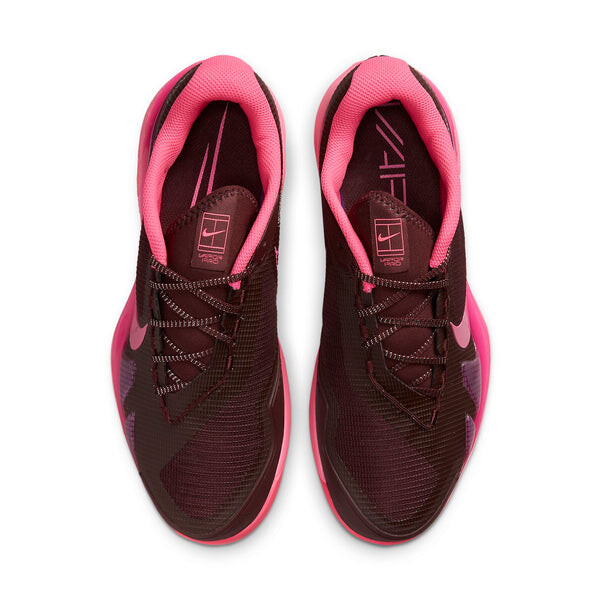 Кроссовки court air zoom vapor pro premium 'burgundy crush hyper pink' Nike, бургундия — фото 4