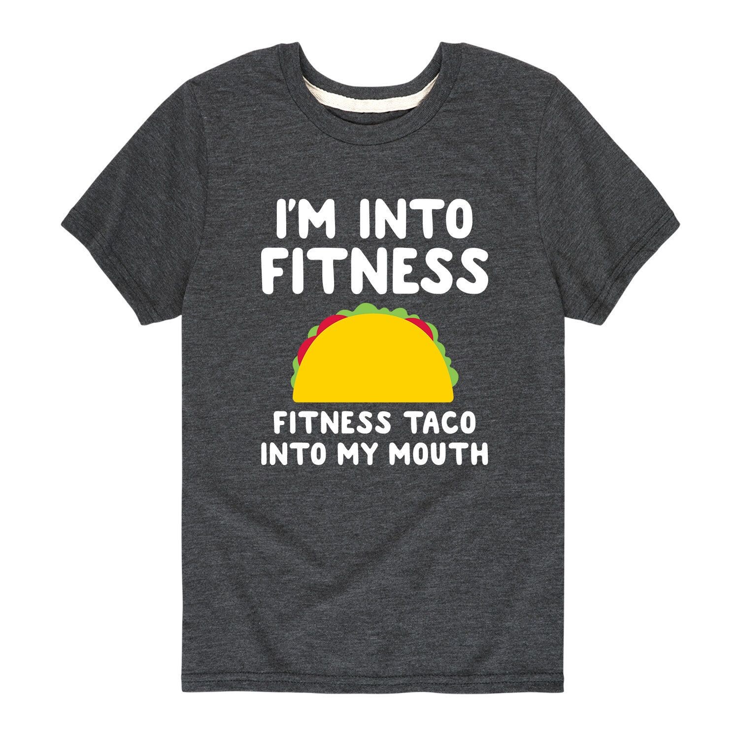 

Футболка с рисунком I'm 'Into Fitness Taco для мальчиков 8–20 лет Licensed Character