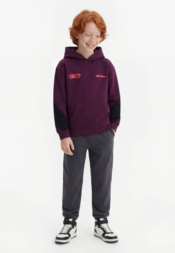Худи с изображением трезубца меркурия Quiksilver, Potent Purple
