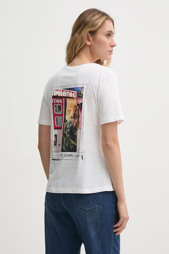 

Хлопковая футболка REI Pepe Jeans, белый