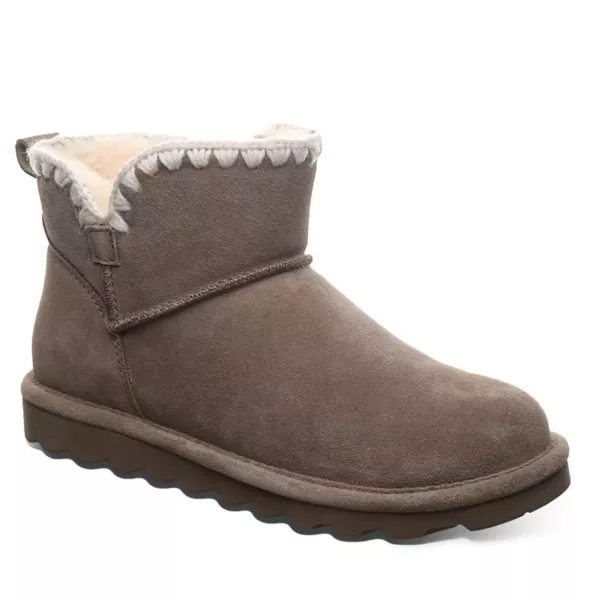 Женские ботильоны Yvonne с кружевной отделкой Bearpaw, цвет morel