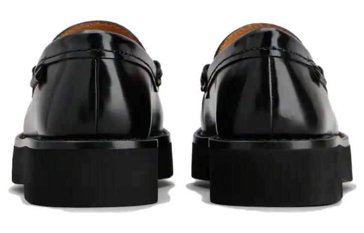 Лоферы TOD'S с круглым носком и логотипом на бляшке — фото 4